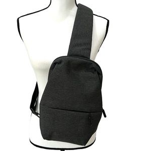MI Charcoal Gray Sling Bag Cross Body Backpack Unisex